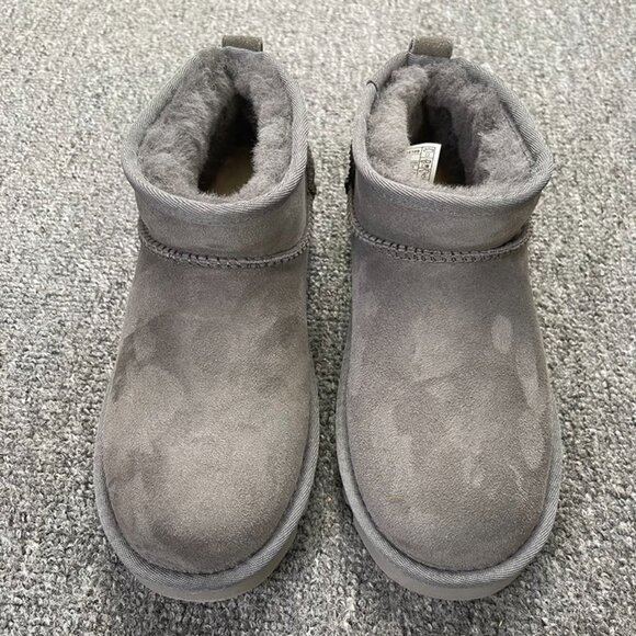 UGG Classic Ultra Mini Suede Ankle Boots - Picture 5 of 6
